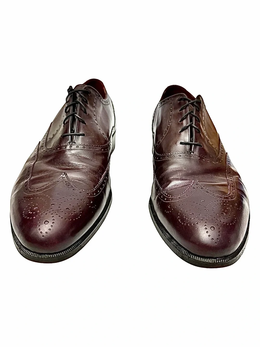 Florsheim Royal Imperial Oxblood Wingtip Dress Shoes Men’s 11D